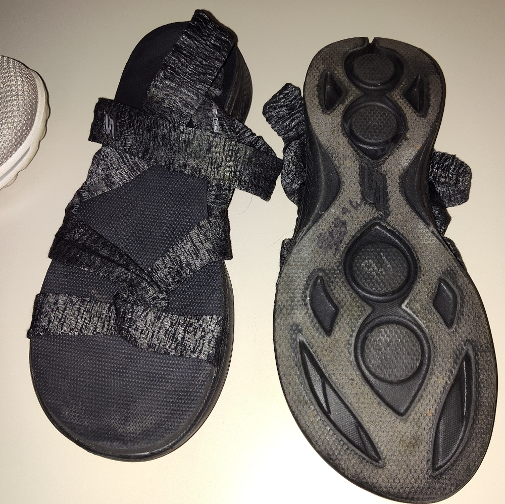 Skechers Black Women's Sandals